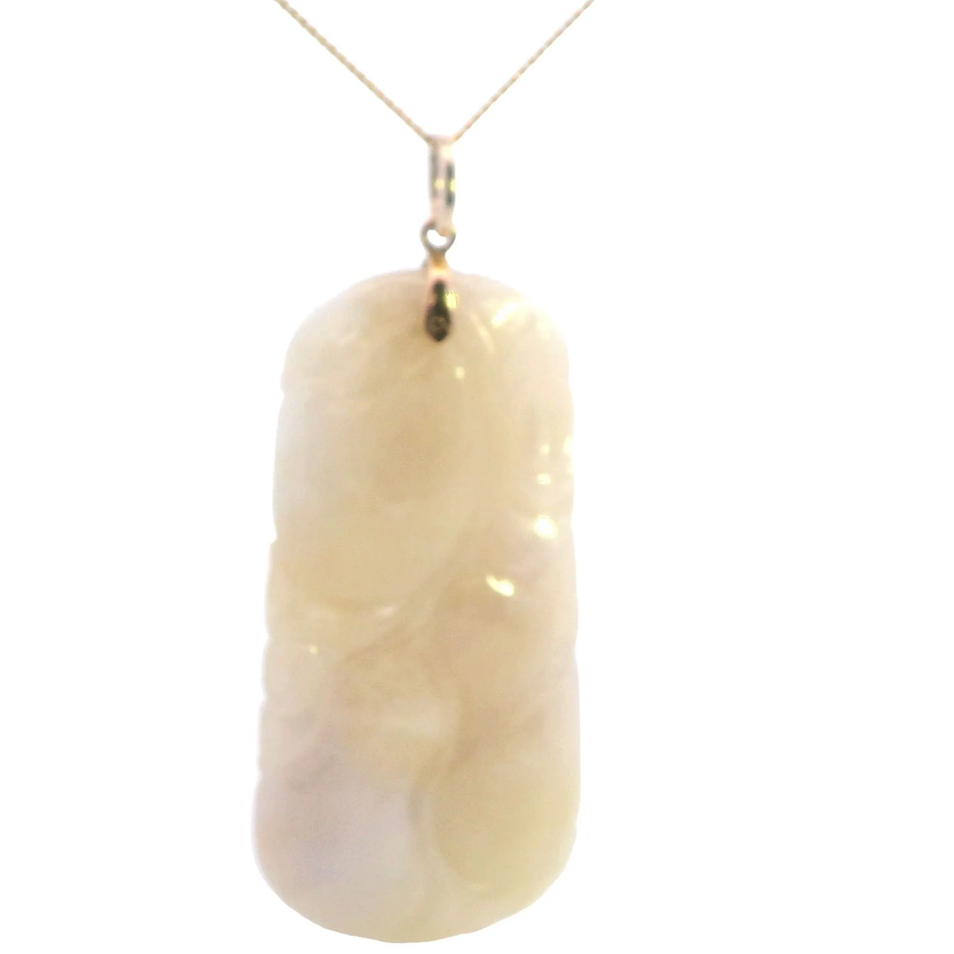 Modern Craftsmanship Meets Timeless Beauty: Enhanced Jade Pendant - Sustainable Elegance