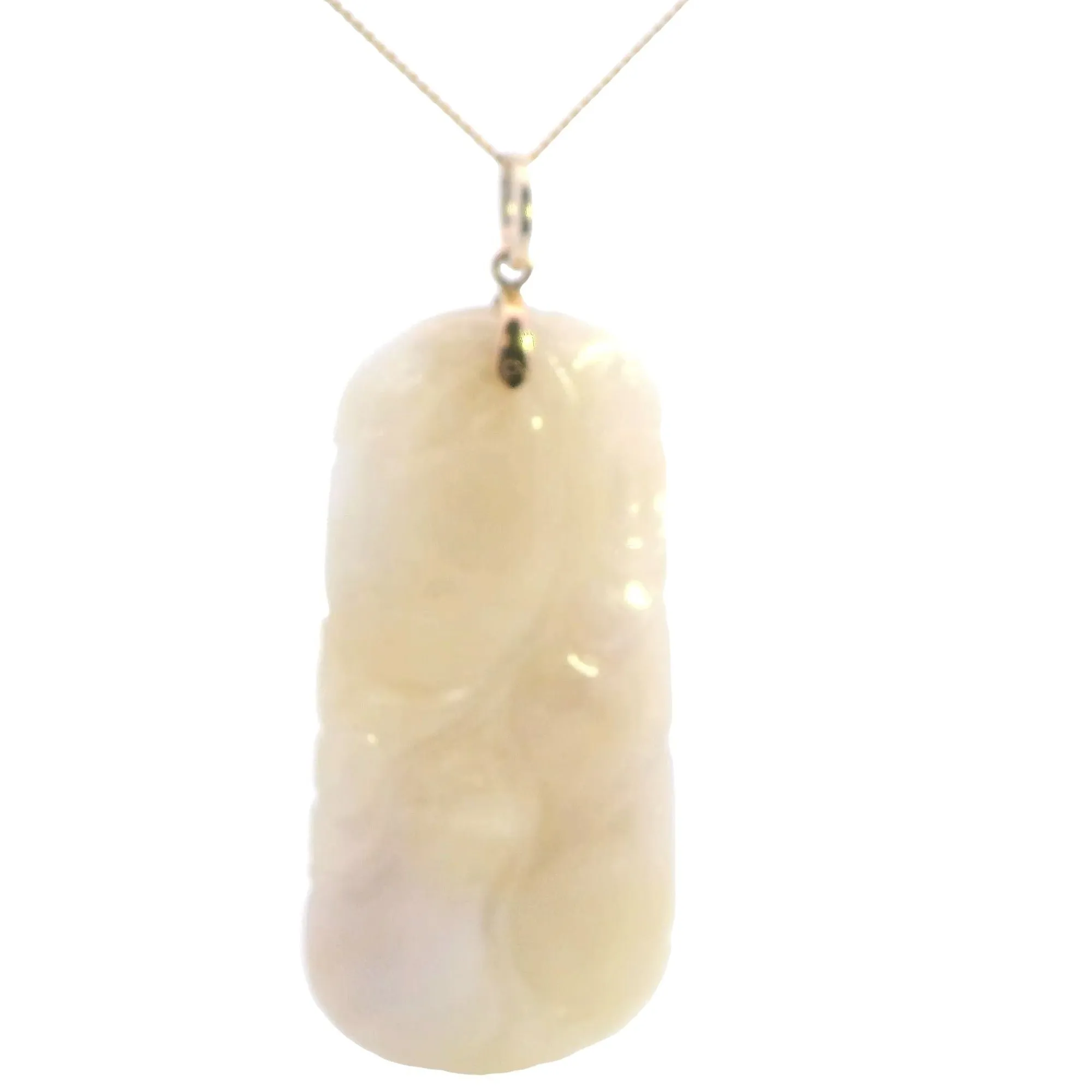 Modern Craftsmanship Meets Timeless Beauty: Enhanced Jade Pendant - Sustainable Elegance