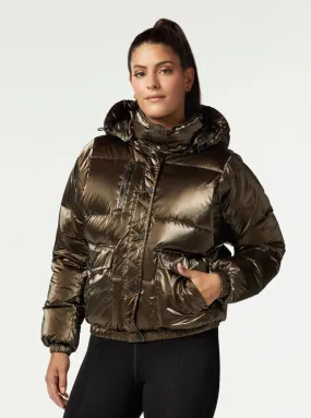 Mont Ventoux Puffer Jacket with Down Fill CAPPUCCINO