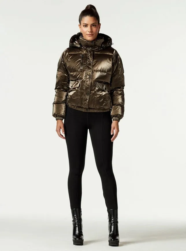 Mont Ventoux Puffer Jacket with Down Fill CAPPUCCINO