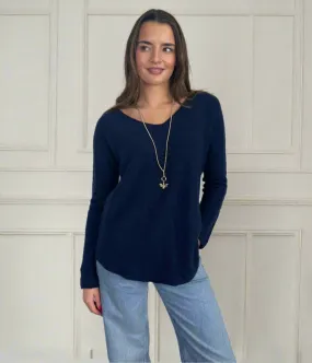 Navy Super Soft Ria Jumper