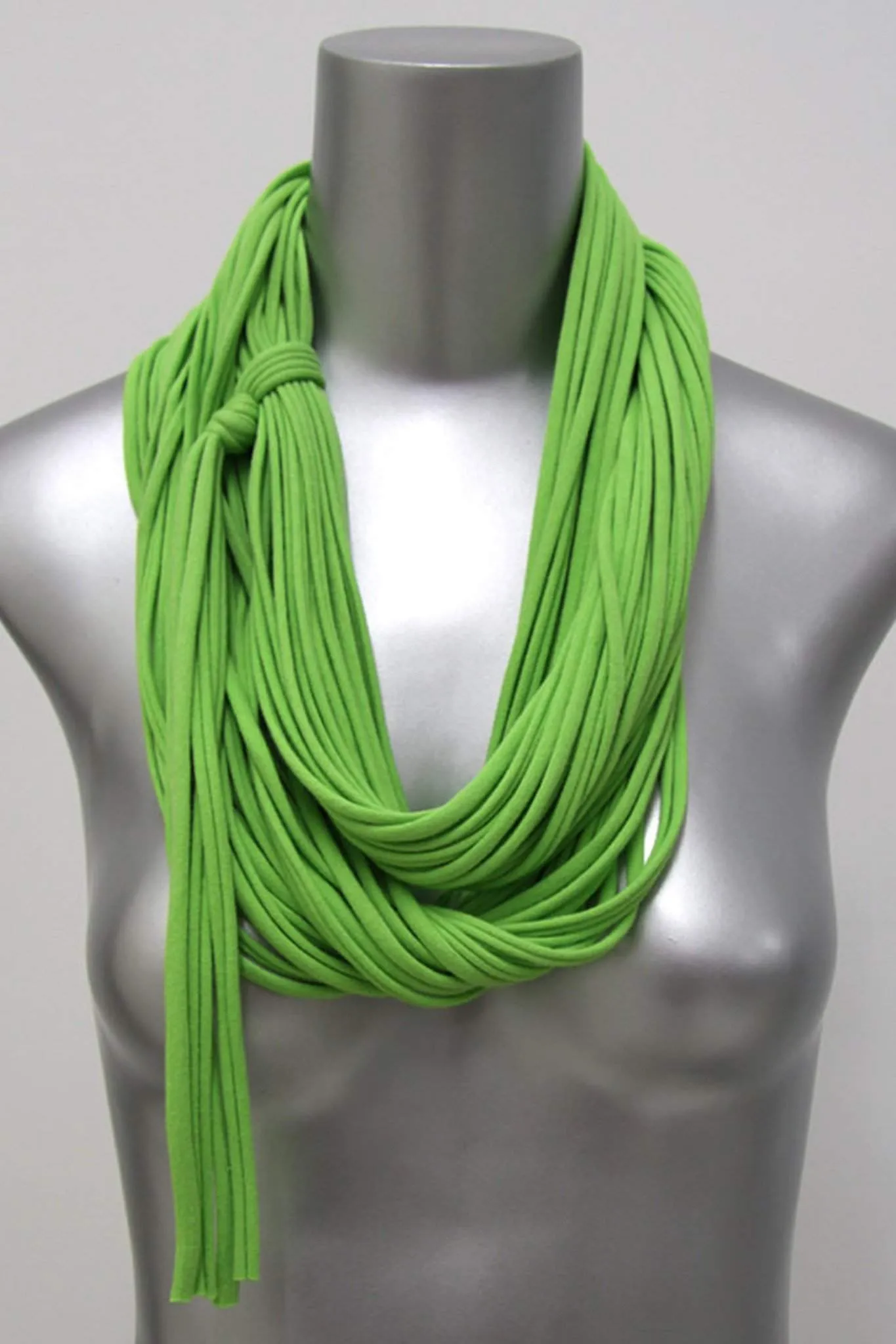 Necklush Infinity Scarf / Lime Green / Unisex