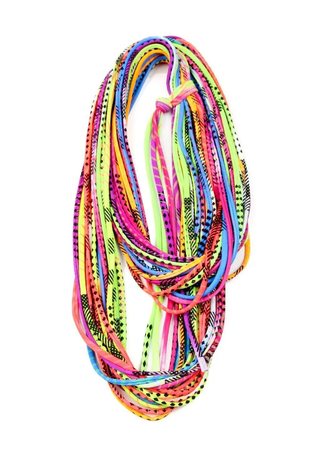 Necklush Infinity Scarf / Neon Rainbow / Unisex