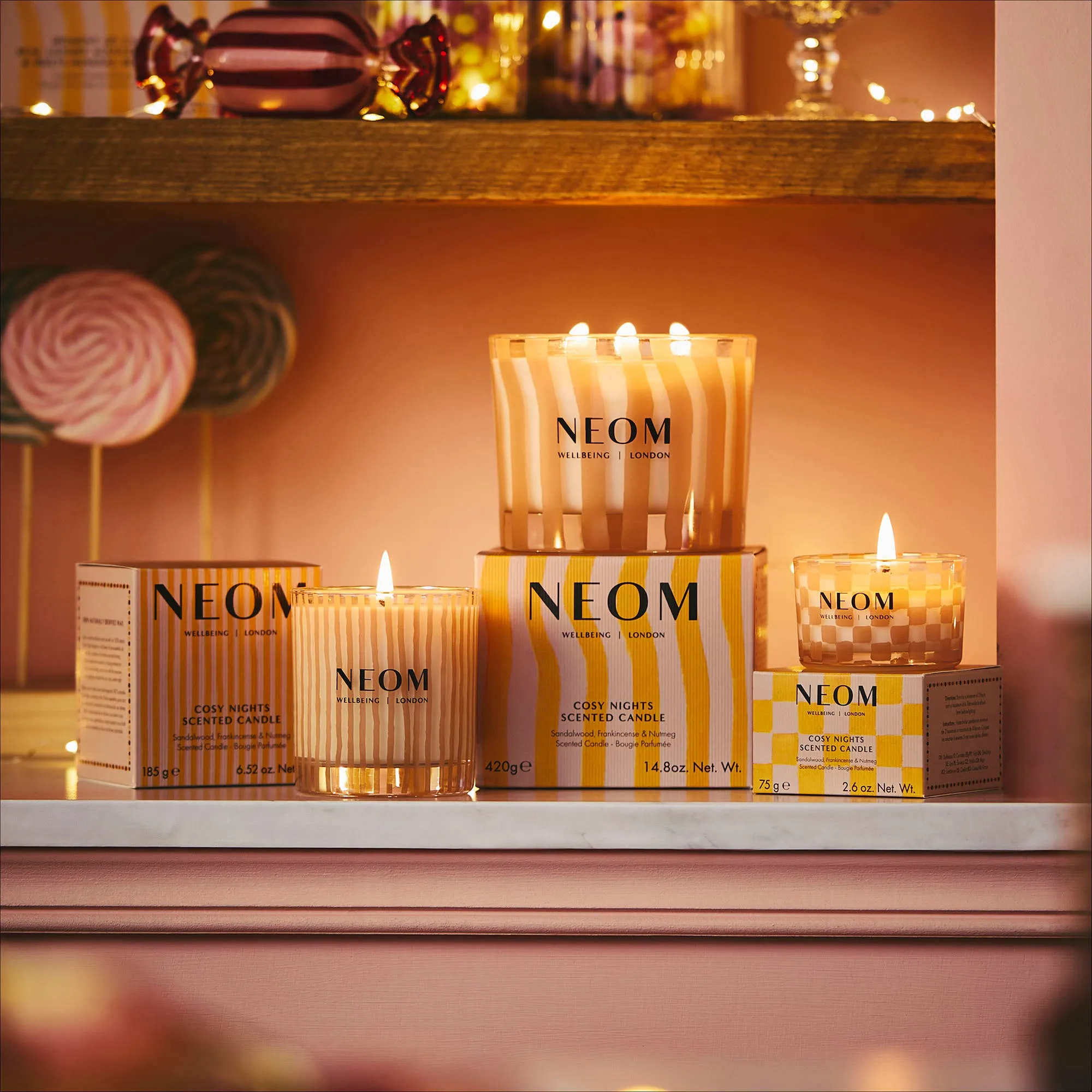 NEOM Wellbeing Cosy Nights 1 Wick Candle 185g