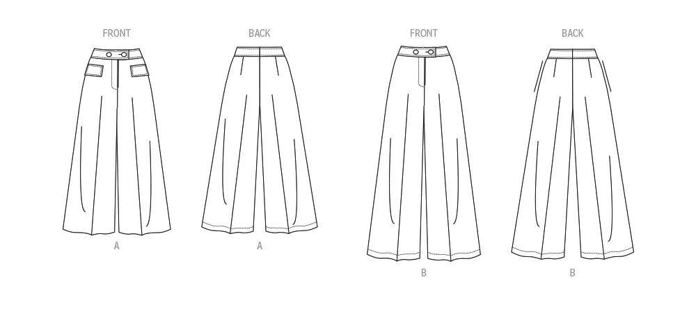 New Look Sewing Pattern 6769 Misses' / Petite Pants