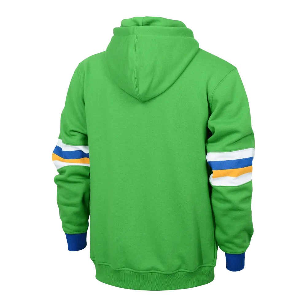 NRL Retro Zip Hoodie - Canberra Raiders - Full Zip - Fleece - Jacket