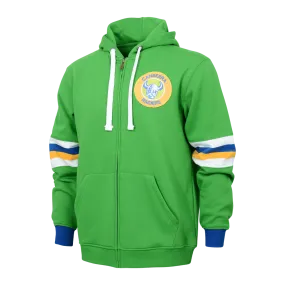 NRL Retro Zip Hoodie - Canberra Raiders - Full Zip - Fleece - Jacket