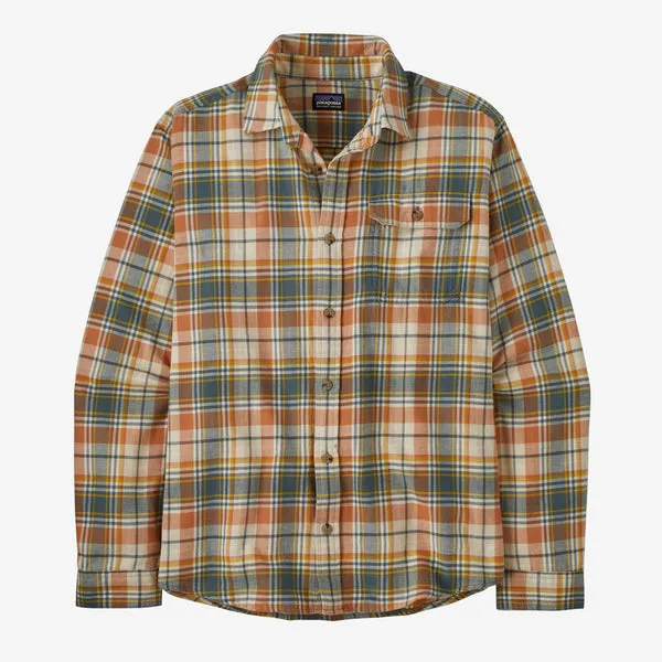 Patagonia LW Fjord Flannel - Lavas / Fertile Brown