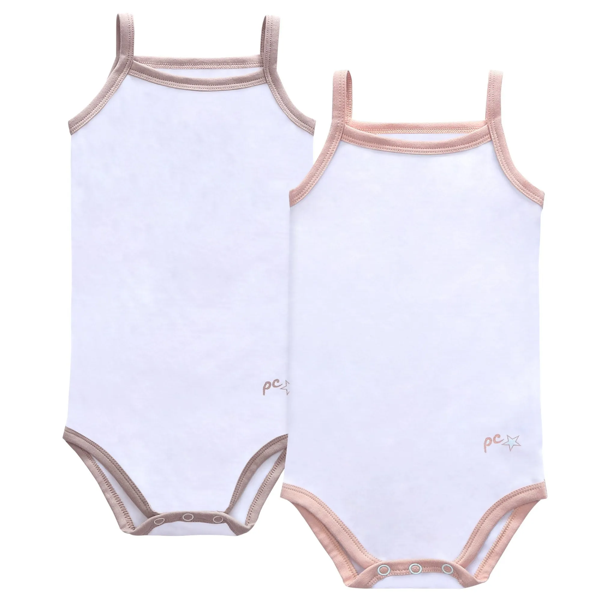 PC Baby Girls spaghetti strap bodysuit BDS2-SET11