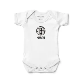 Personalized Brooklyn Nets Bodysuit