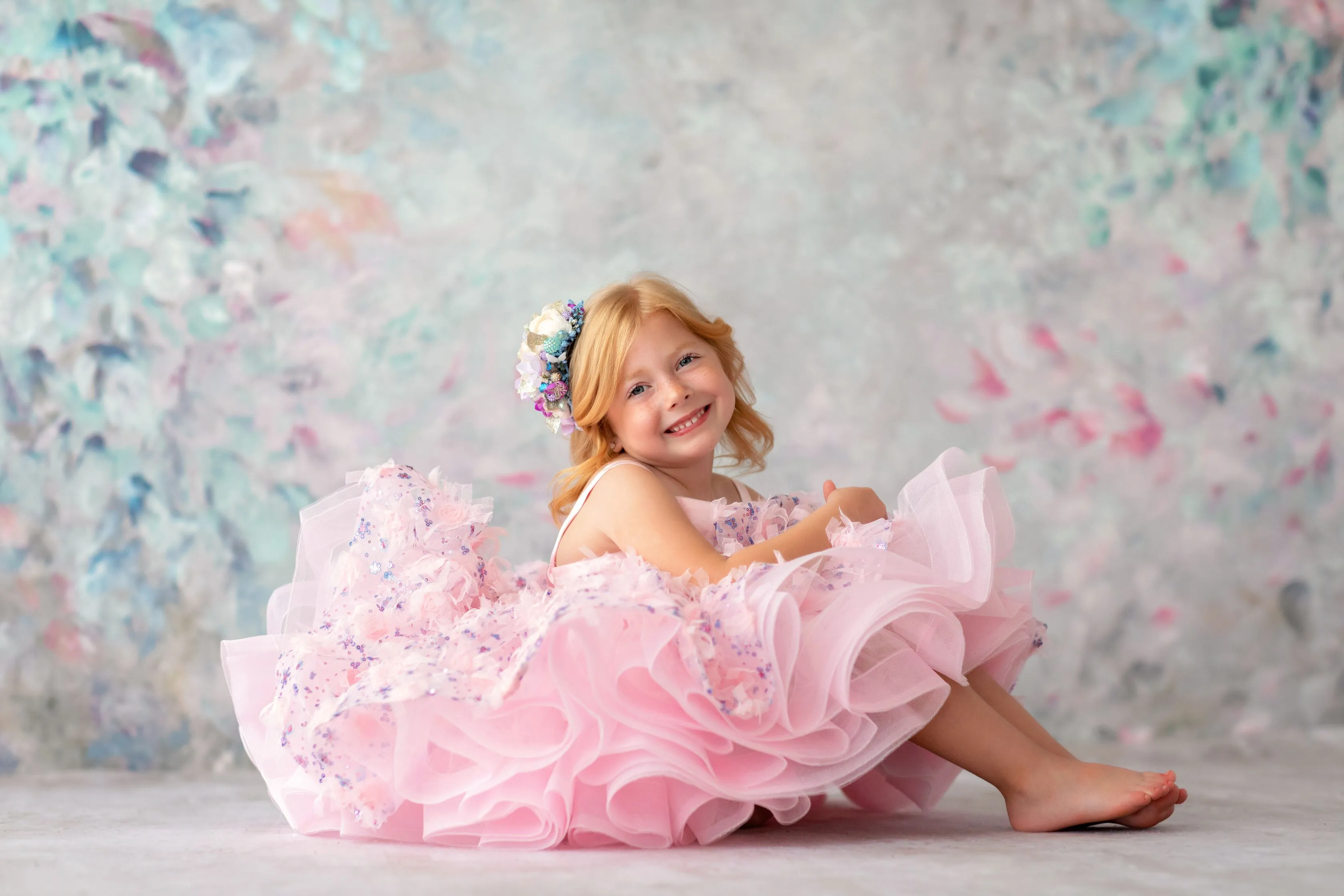 Petal "Cupcake Sprinkle" Petal Length Dress (4 Year-Petite 5 Year)