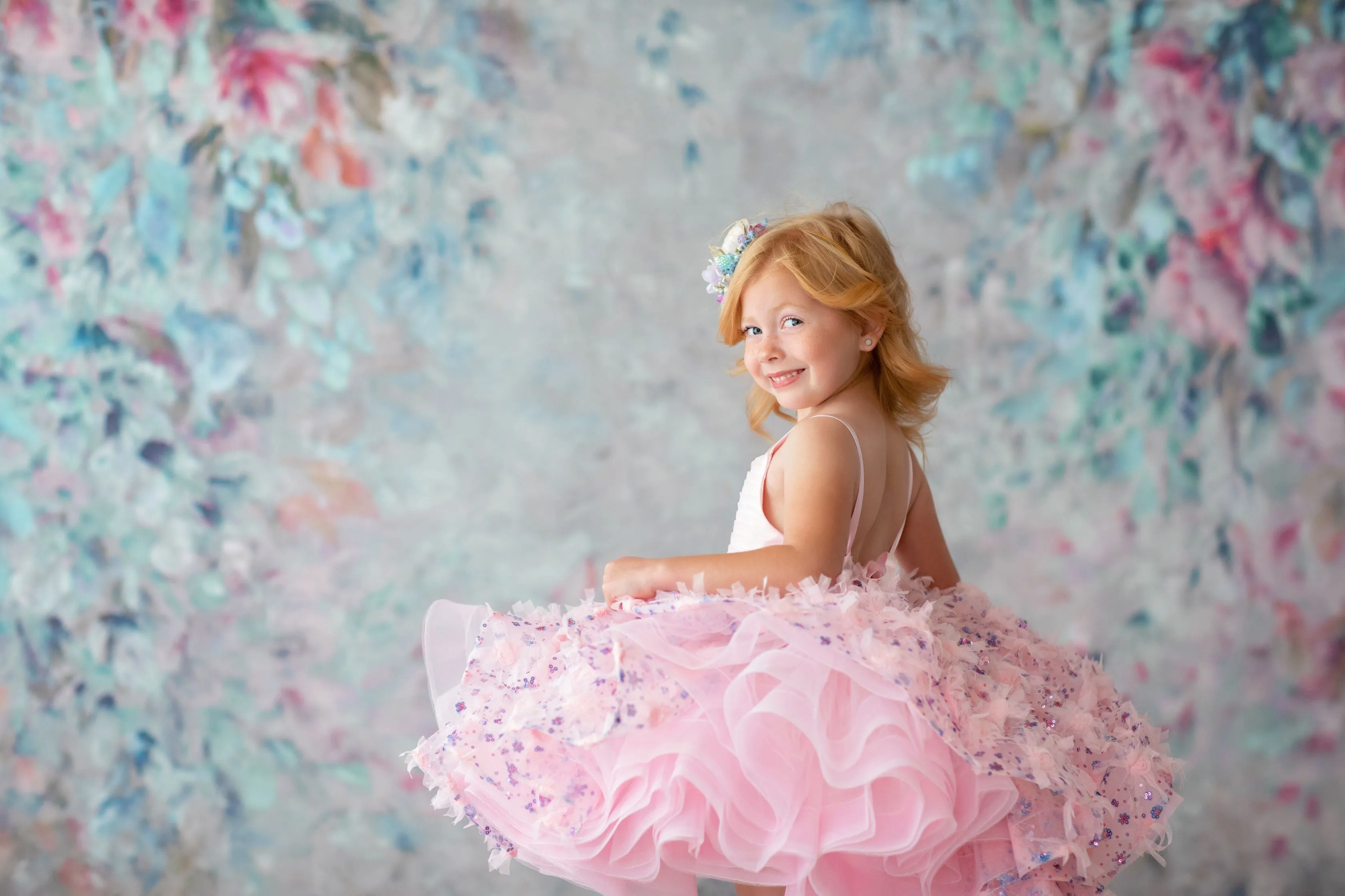 Petal "Cupcake Sprinkle" Petal Length Dress (4 Year-Petite 5 Year)