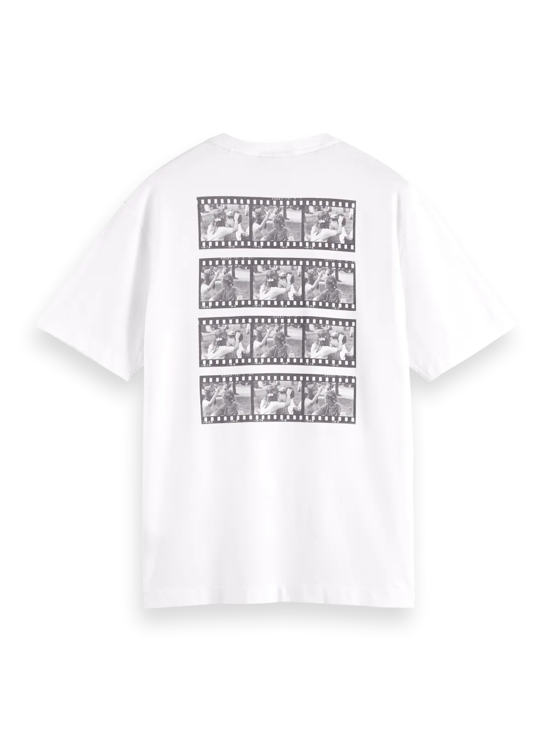 Photoprint White Graphic Tee - S1726010006