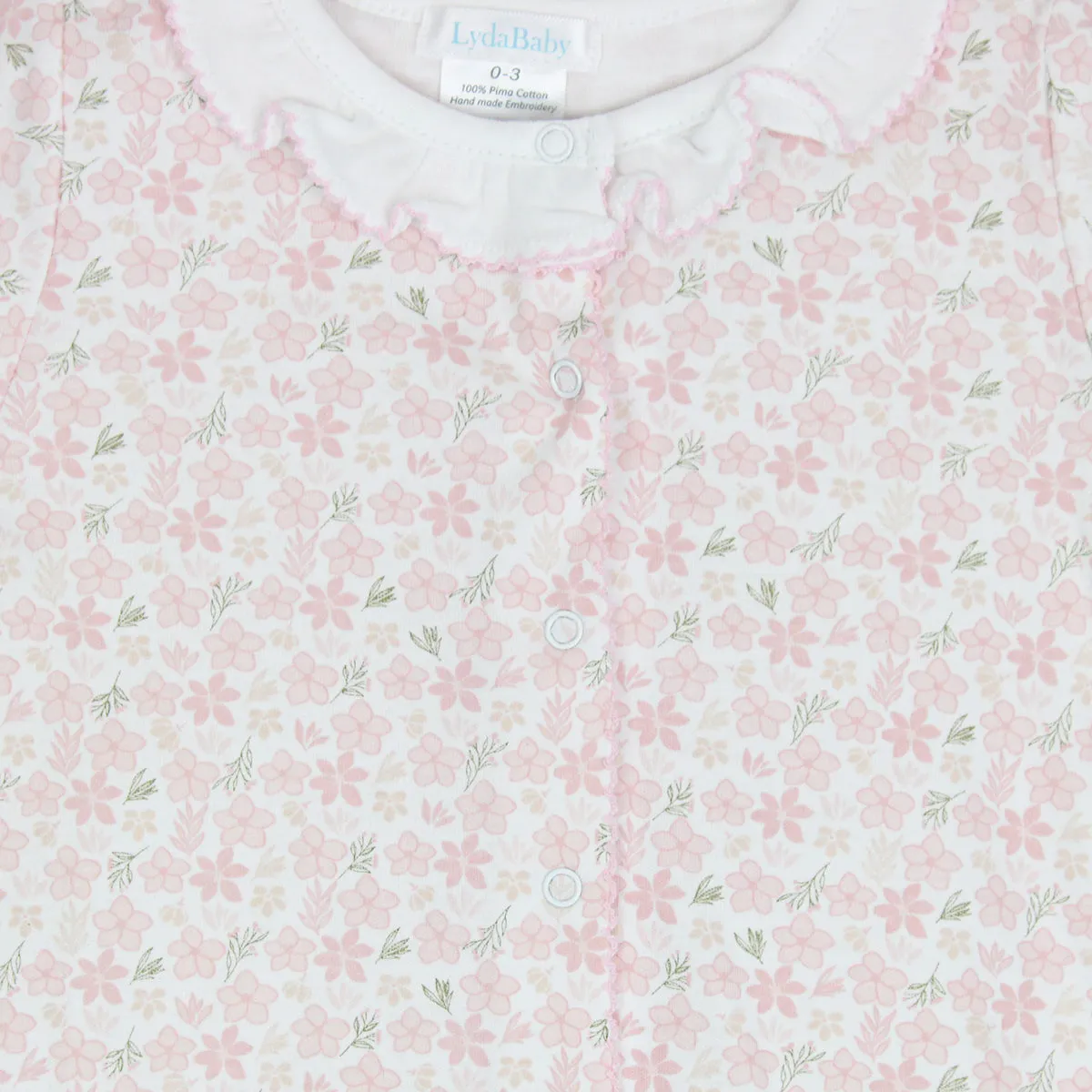 Pink Flowers Printed Converter | Baby Girl