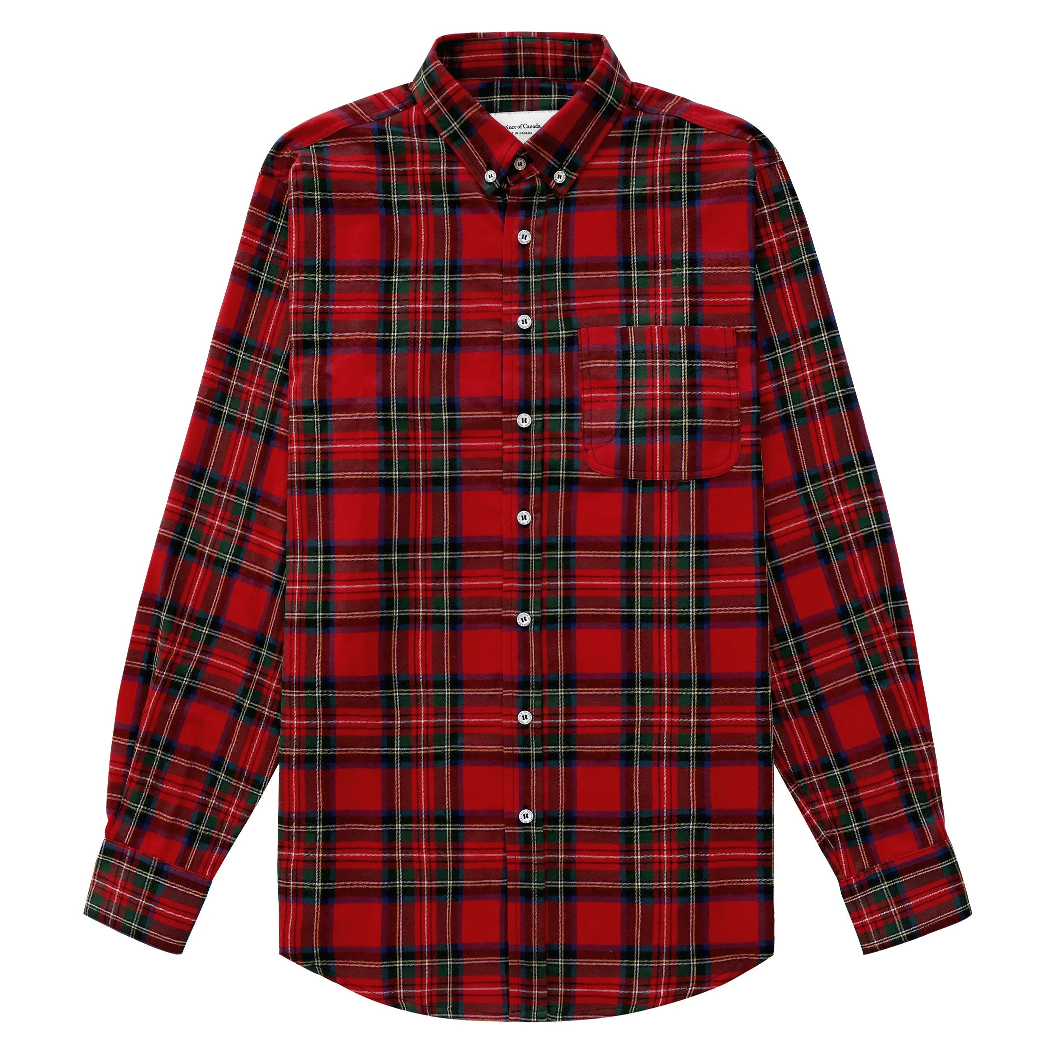 Plaid Flannel Shirt Red - Unisex