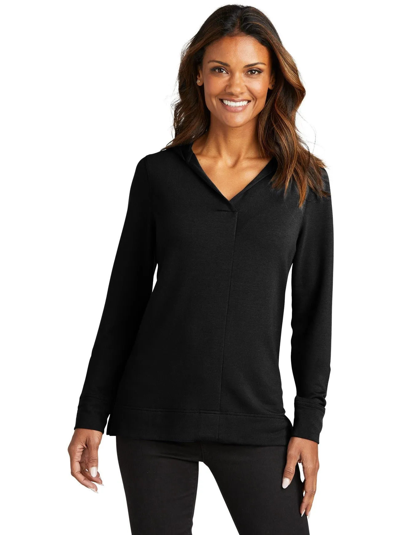 Port Authority Ladies Microterry Pullover Hoodie