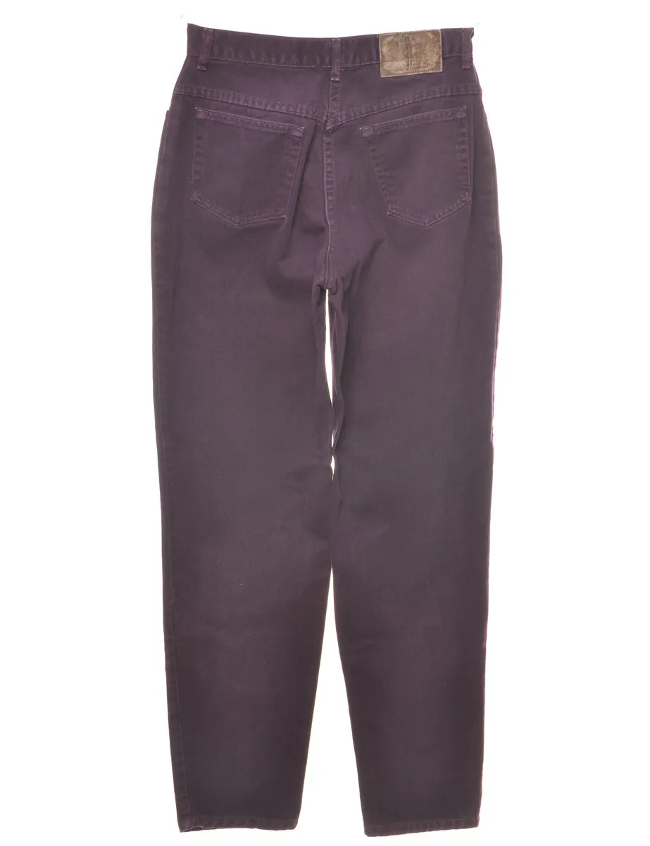 Purple Tapered Jeans - W29 L32