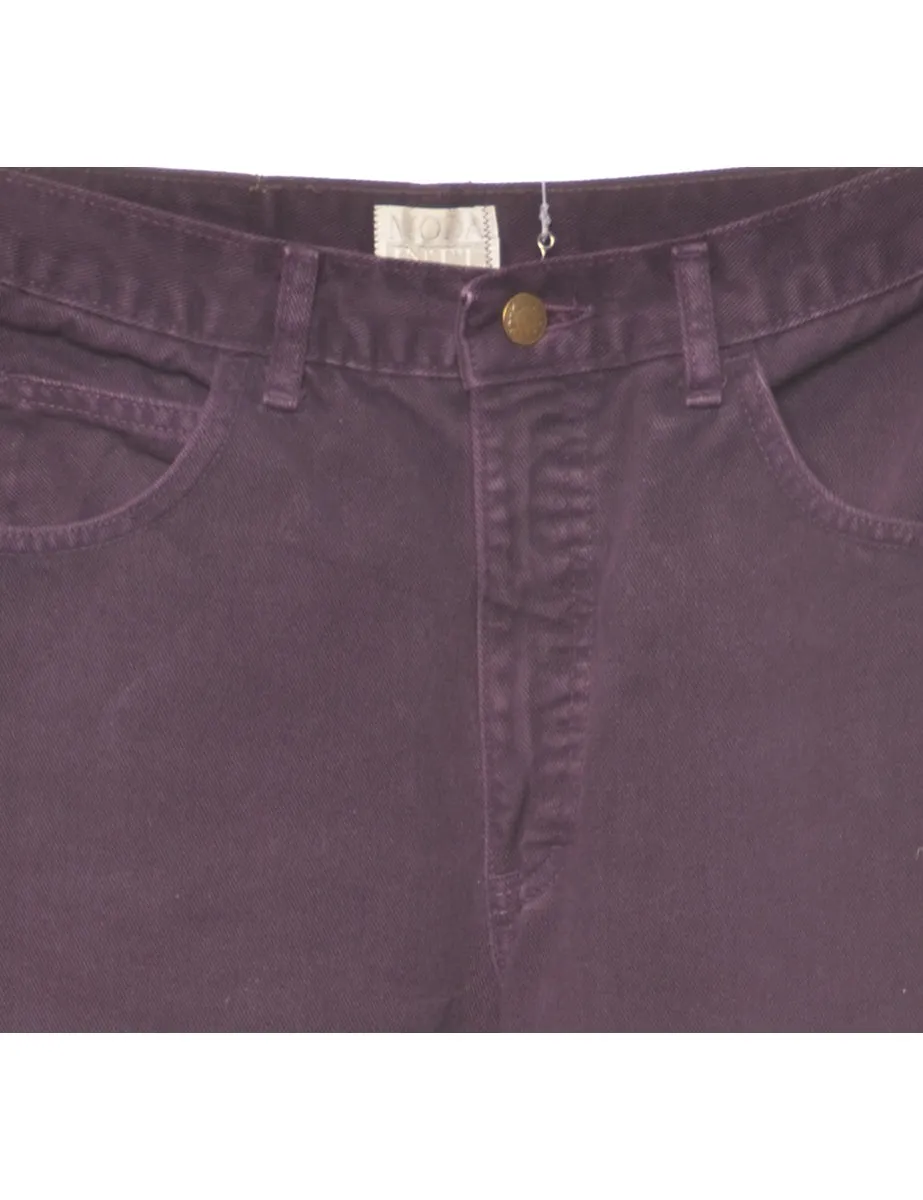 Purple Tapered Jeans - W29 L32