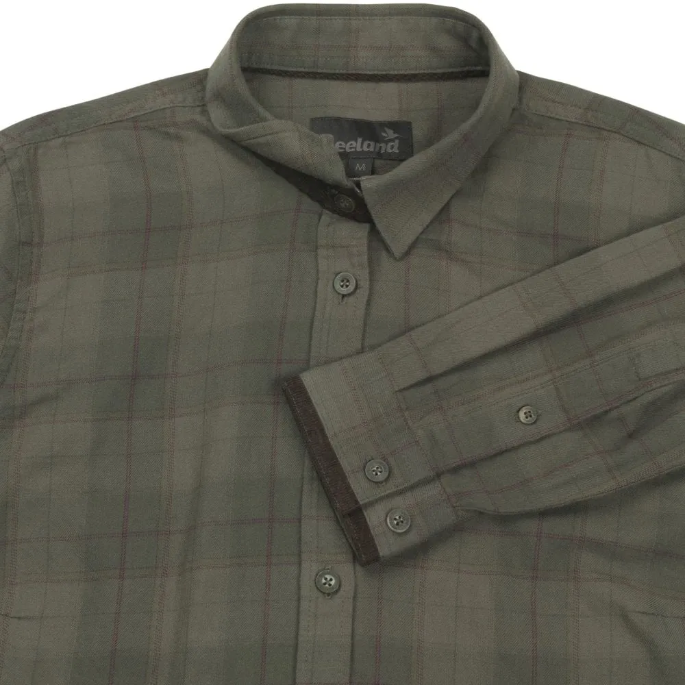 Range Lady Shirt Pine Green Check by Seeland