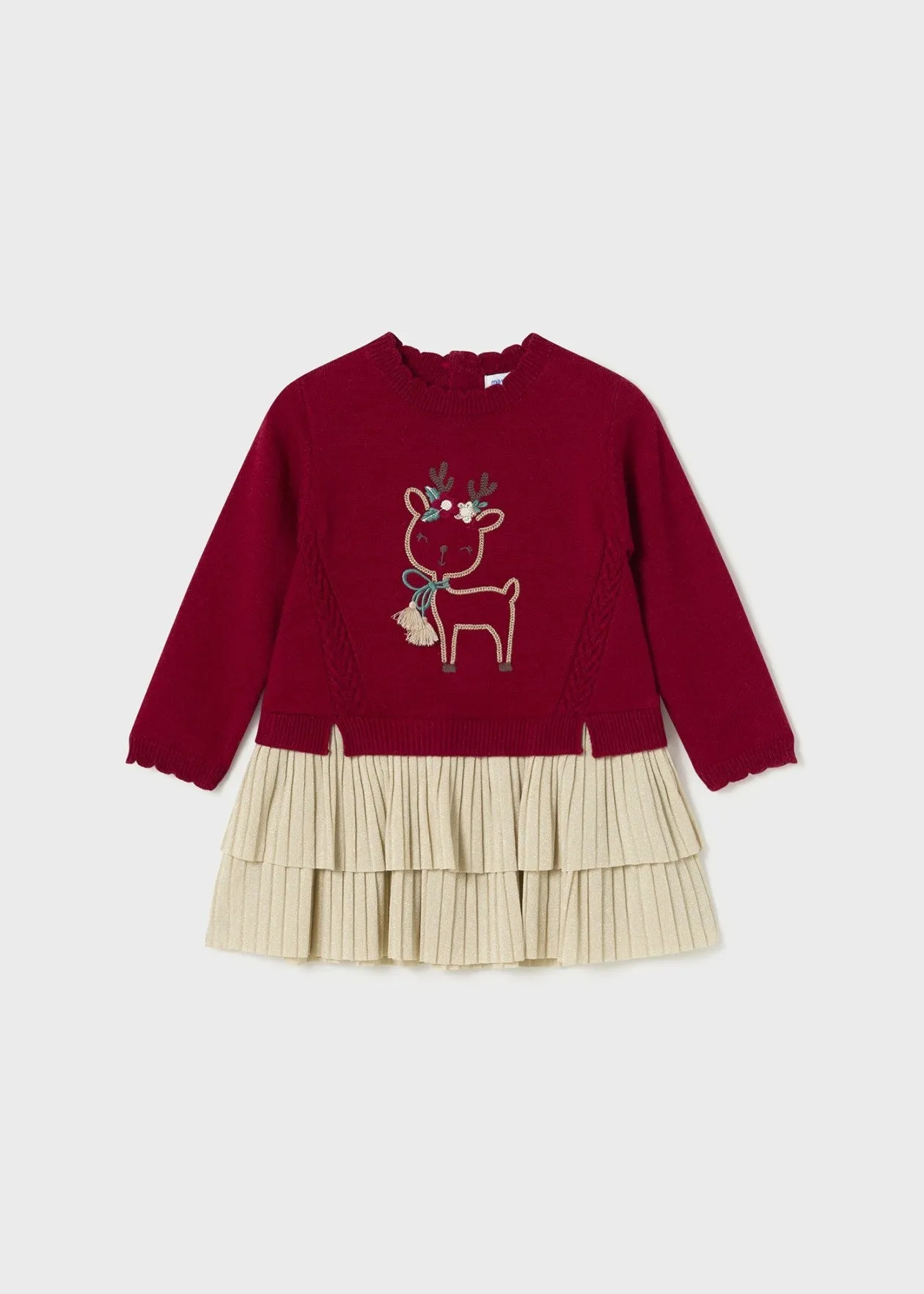 Reindeer Sweater Dress/Mayoral