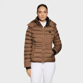 Samshield Courchevel Ladies Puffer Jacket - Camel Metal Eclipse