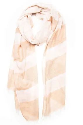 Scarf / Cream & Beige / Unisex