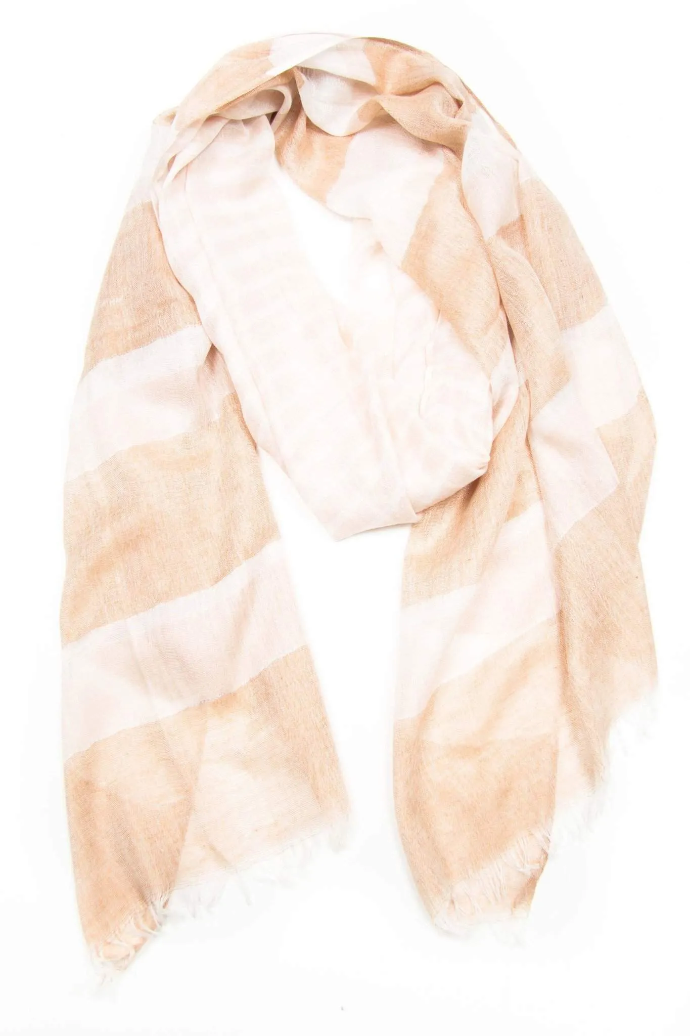 Scarf / Cream & Beige / Unisex