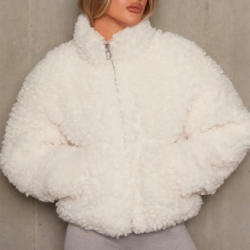 Short Jacket Sherpa Jacket Women