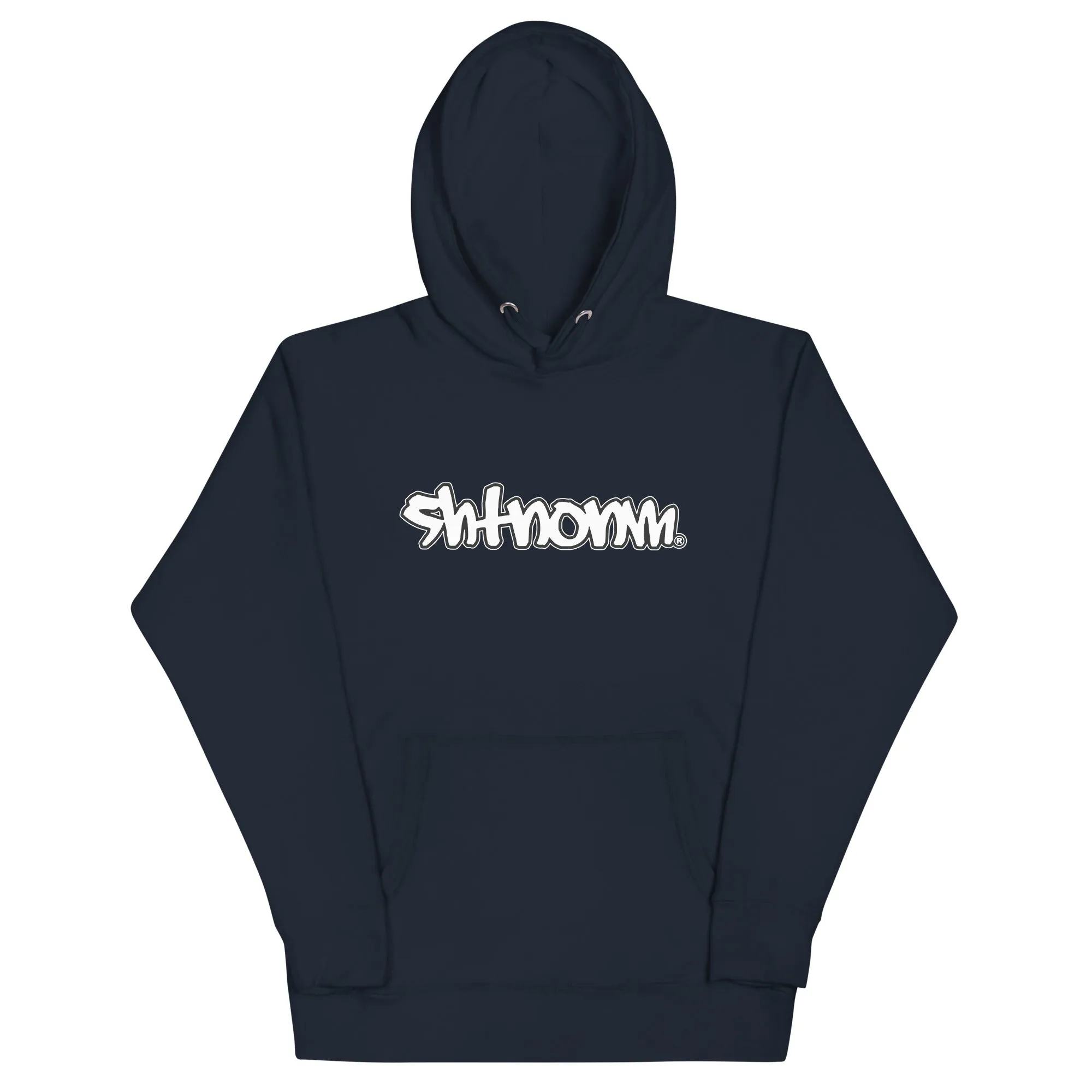 SHTNONM - Graffiti Hoodie (Black/White Logo)