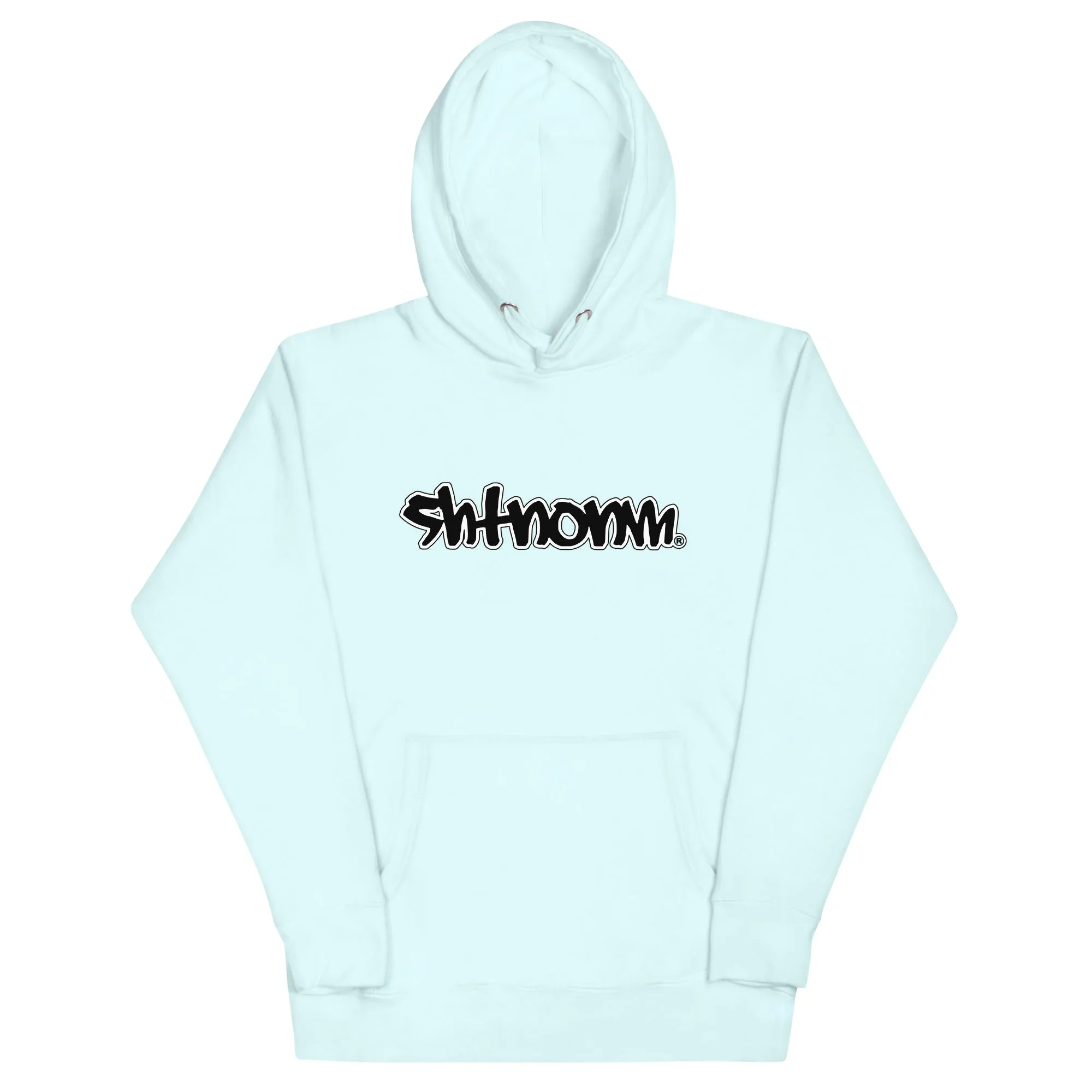 SHTNONM - Graffiti Hoodie (Black/White Logo)