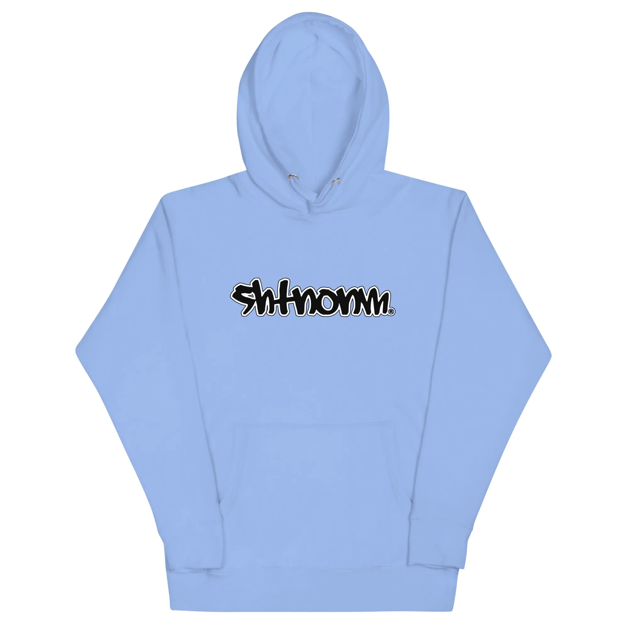 SHTNONM - Graffiti Hoodie (Black/White Logo)