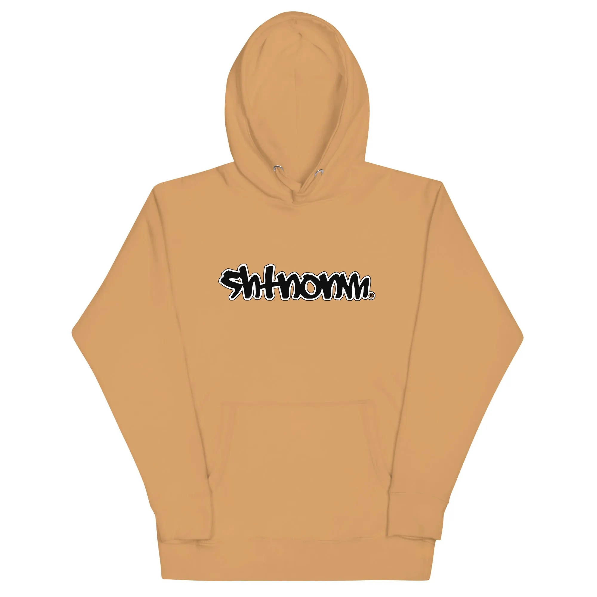 SHTNONM - Graffiti Hoodie (Black/White Logo)