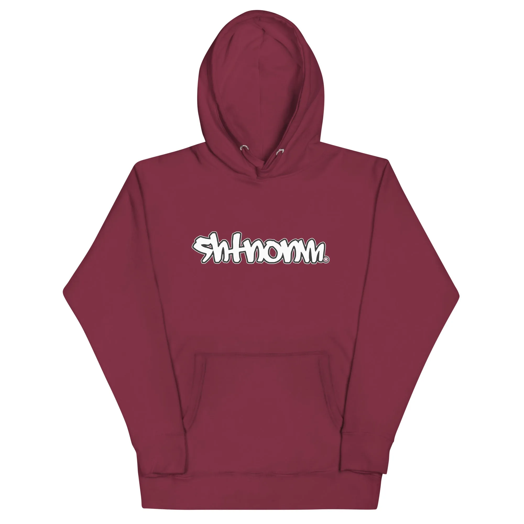 SHTNONM - Graffiti Hoodie (Black/White Logo)