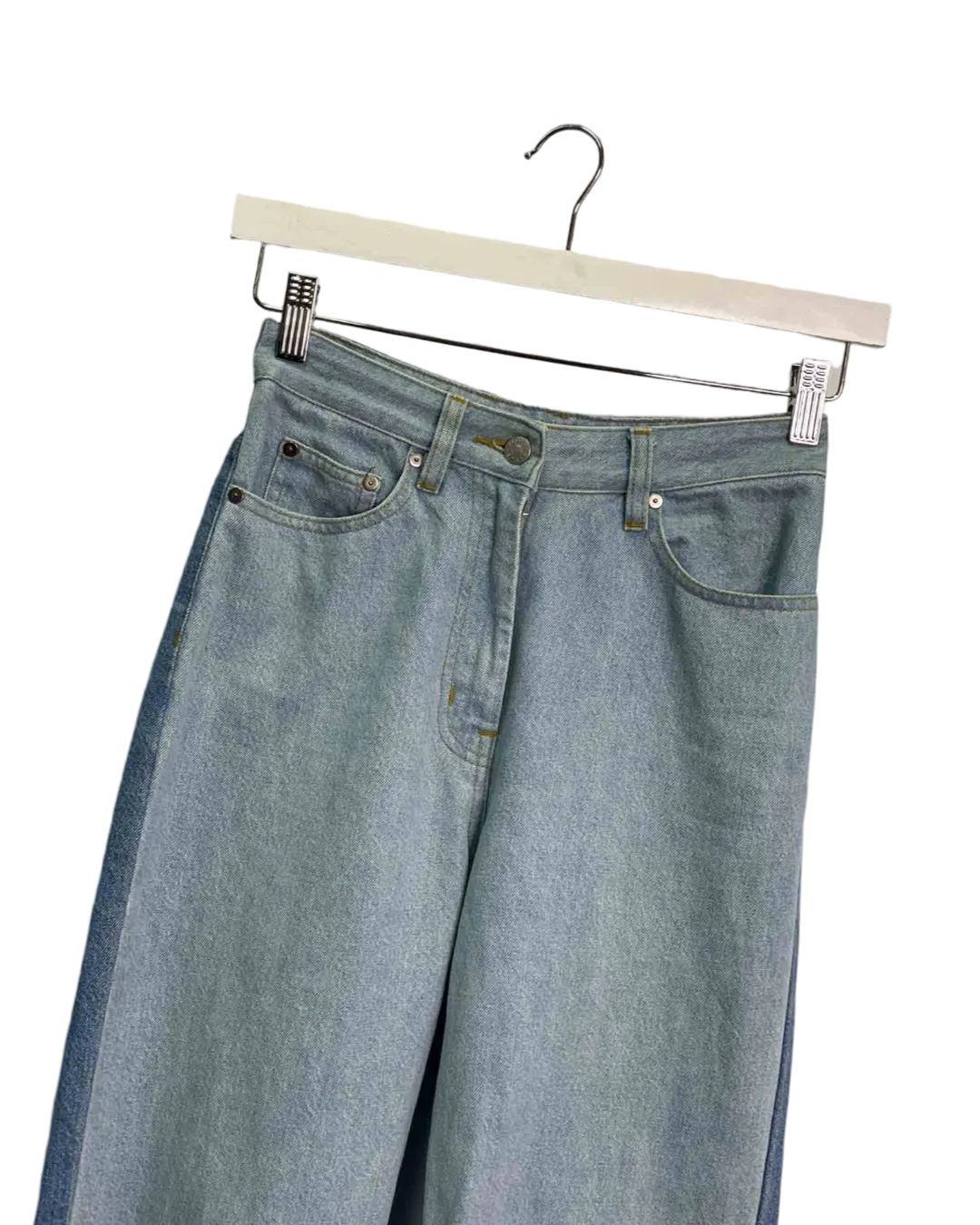 Size 25 -  Kloke Two Tone Straight Jeans