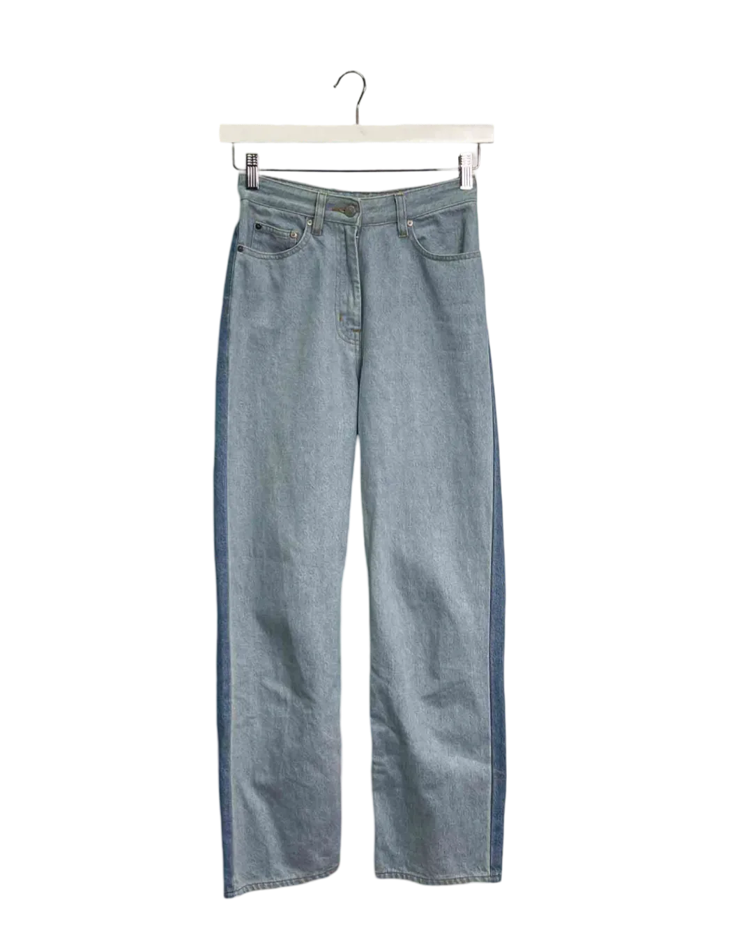 Size 25 -  Kloke Two Tone Straight Jeans