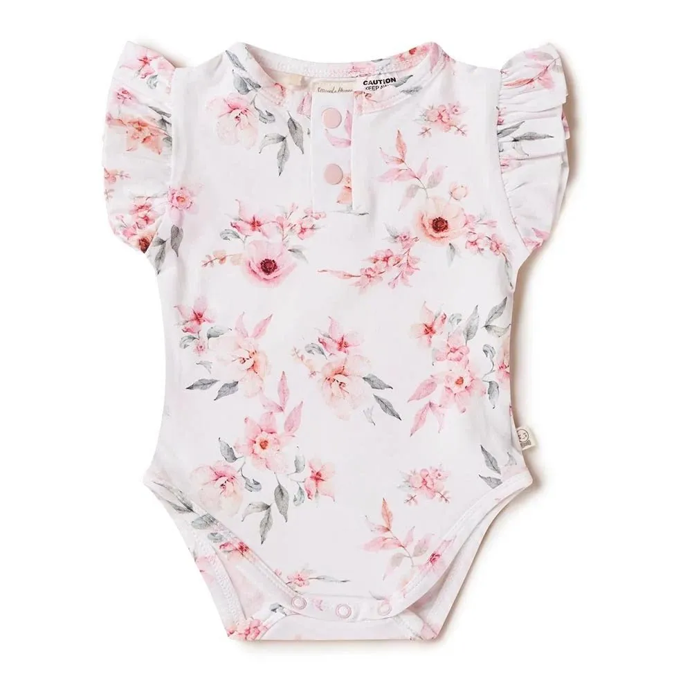 Snuggle Hunny SS Organic Bodysuit - Camille