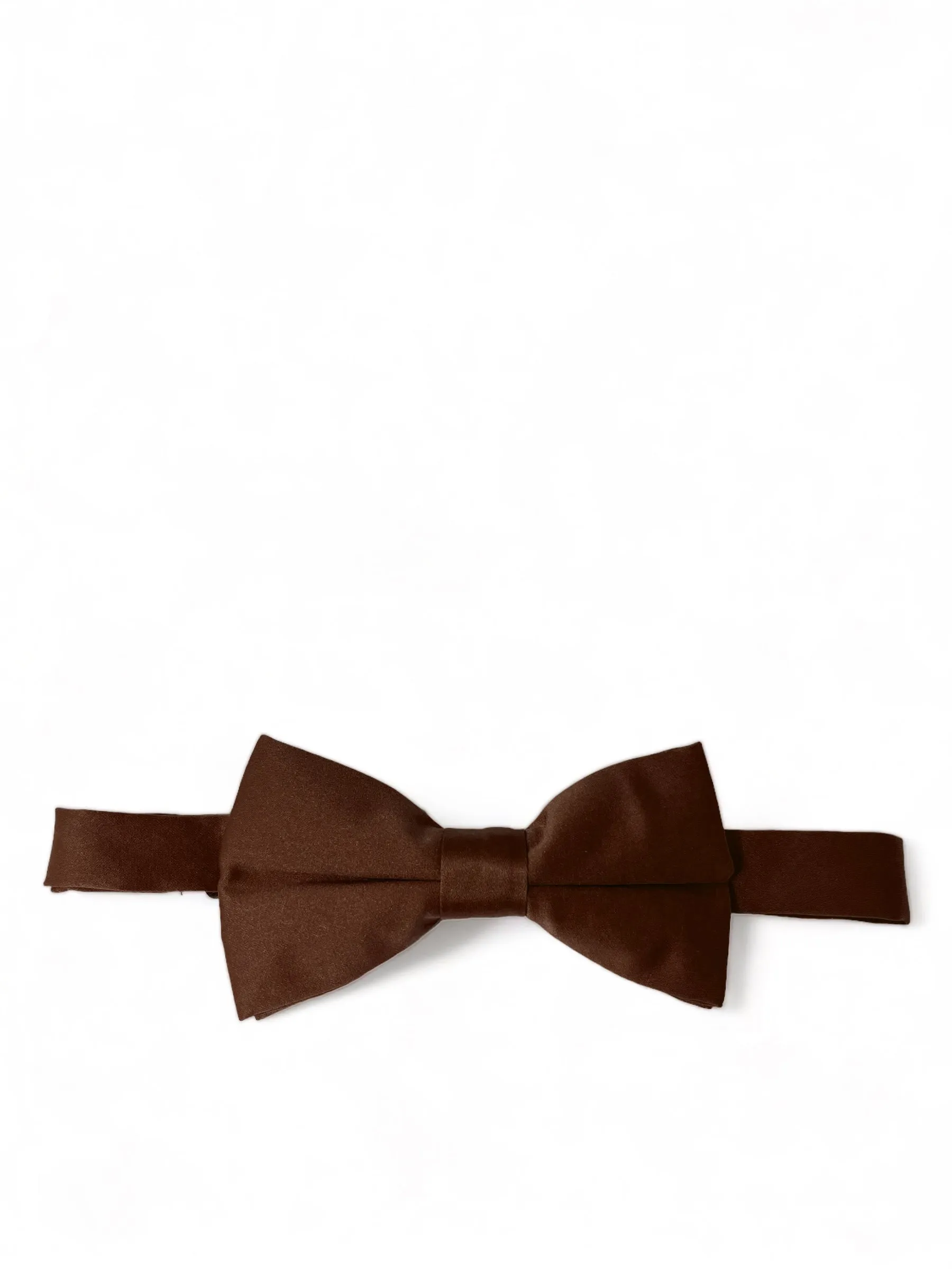 Solid Chestnut Brown Pre-Tied Bow Tie