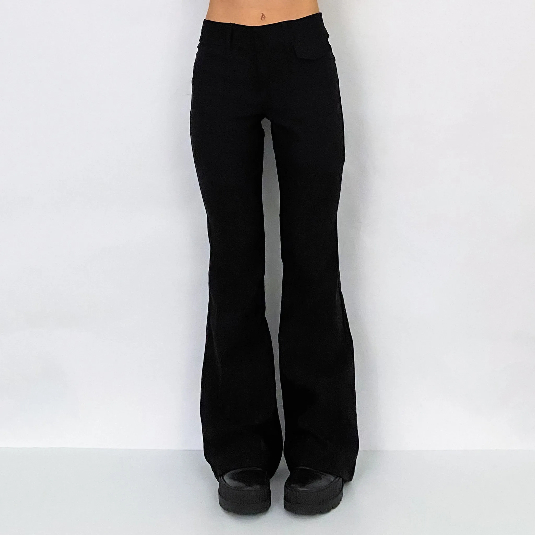 Stretch Flared Trousers - Small