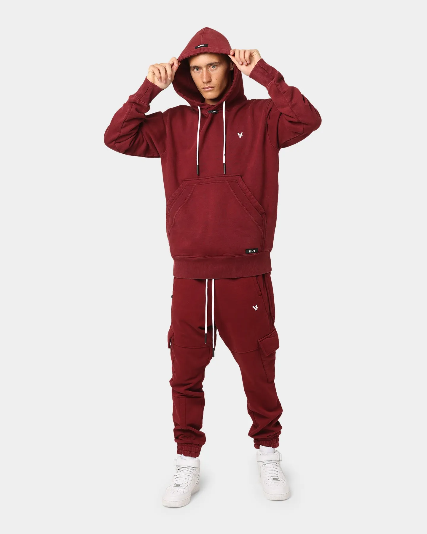 The Anti Order Anti Essential Hoodie Vintage Maroon