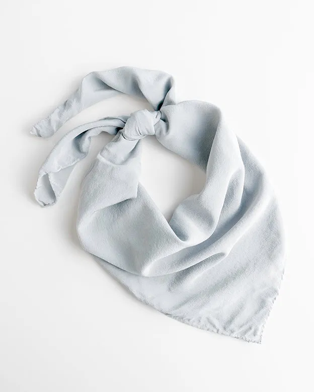 'The Classic' Washable Silk Scarf in Cloud