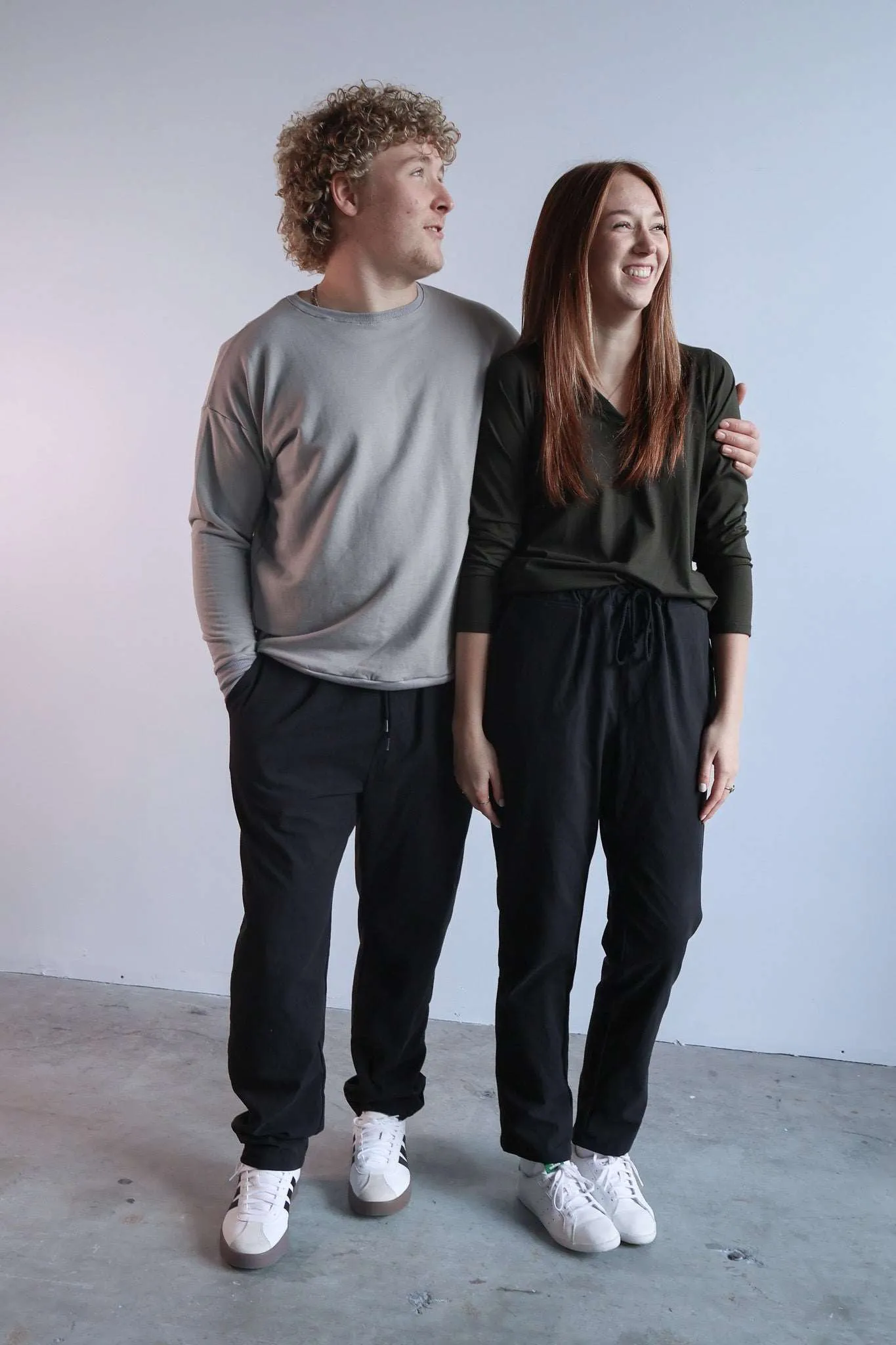 The Relaxed Organic Cotton Pant in Black