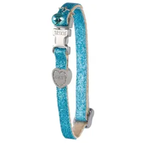 Trixie Glitter Heart Safety Cat Collar With Bell - 4 Colours