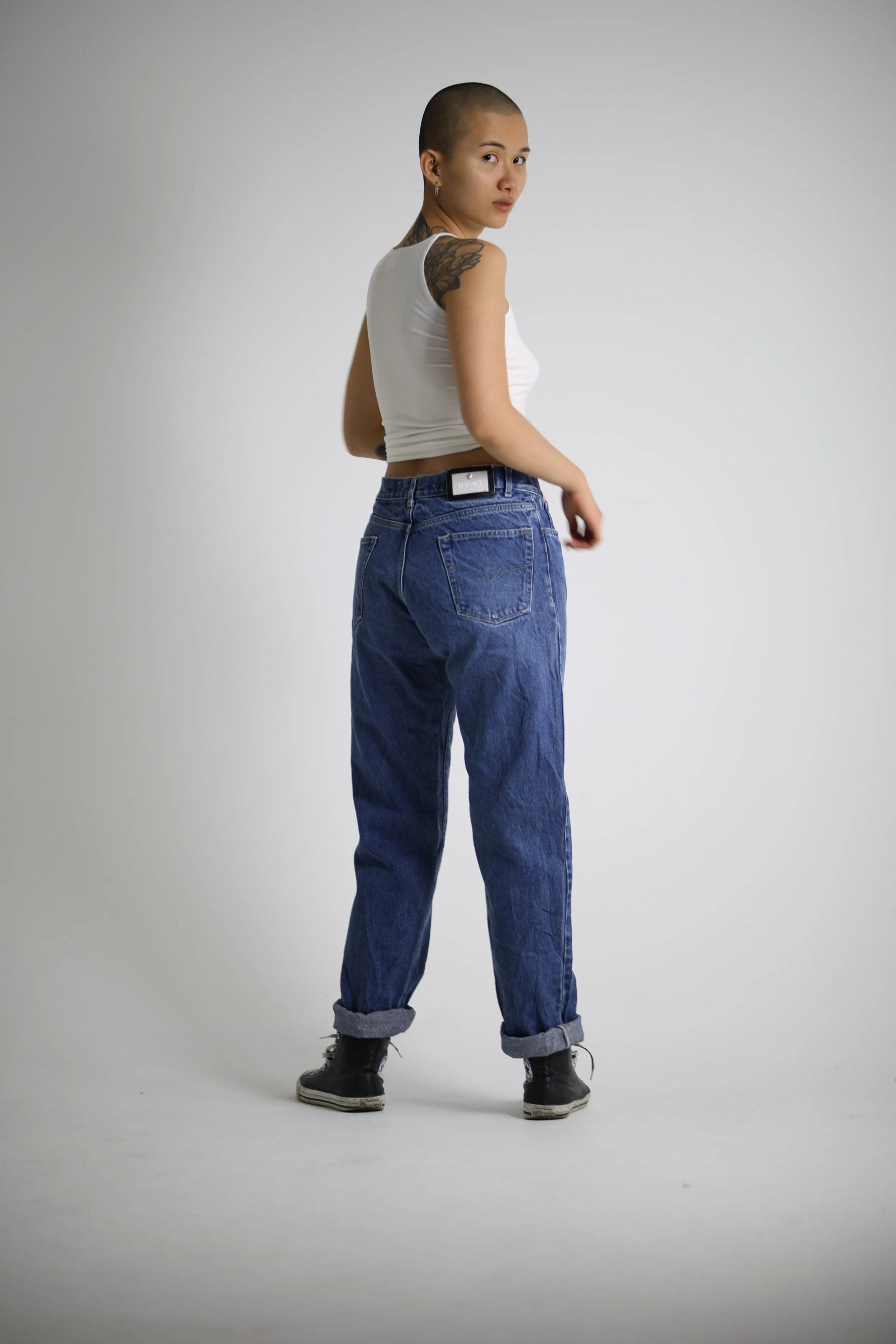 Versace High Waist 1990s Denim Jeans 31