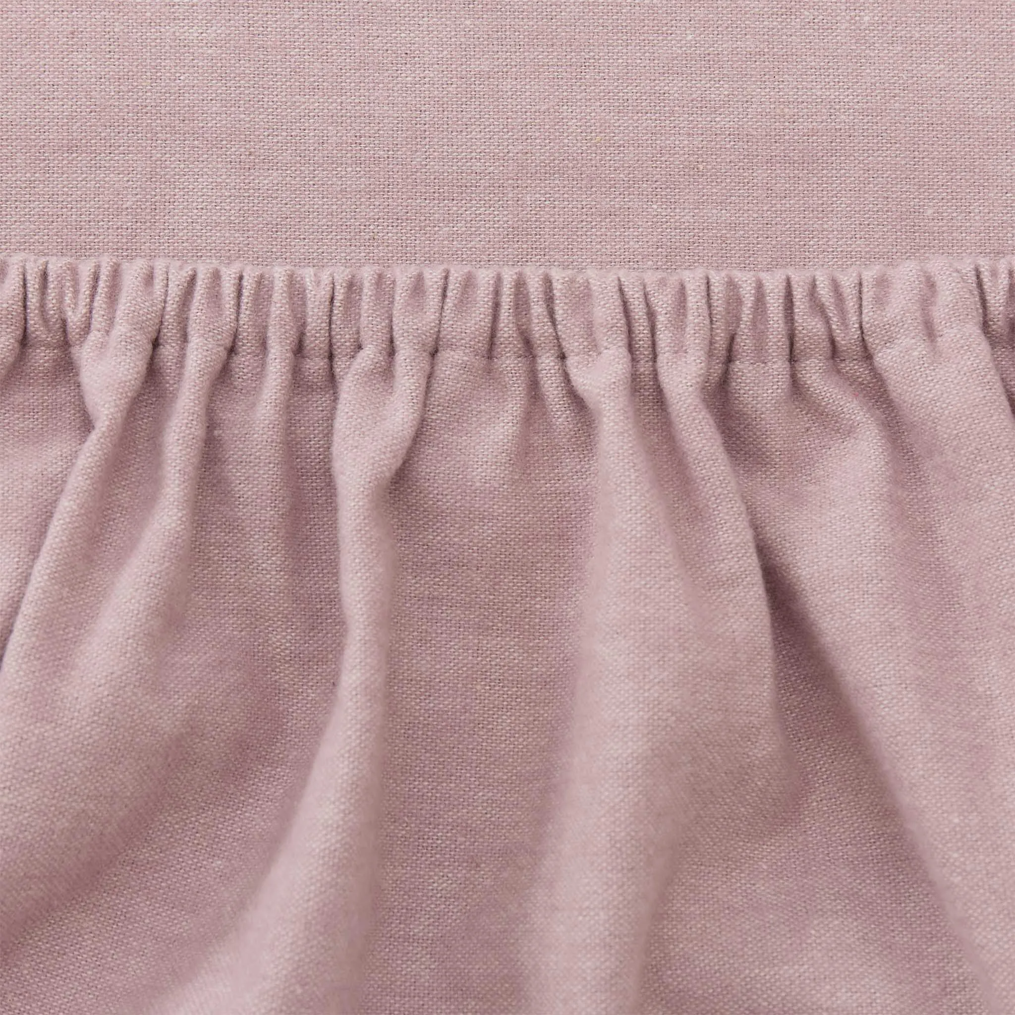 Vilar Flannel Fitted Sheet [Light mauve]