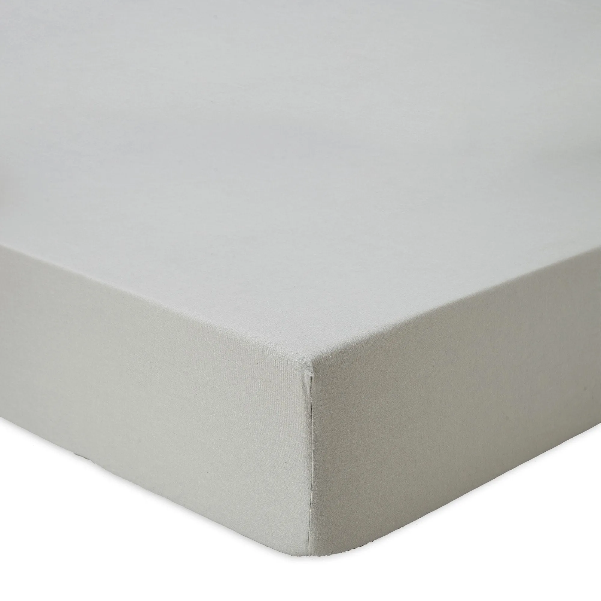 Vilar Flannel Fitted Sheet [Mist green]