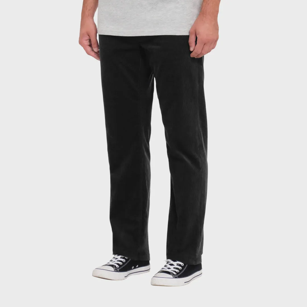 Volcom Mens Solver 5 Pocket Cord Trousers - Stealth