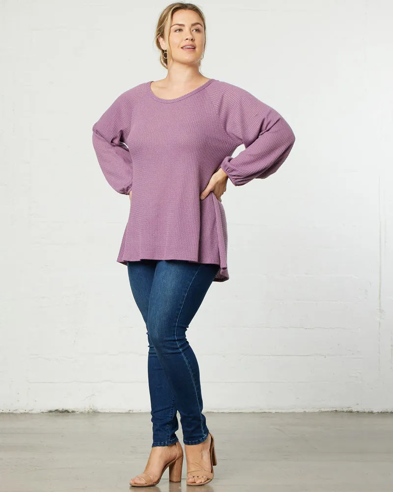 Whimsical Waffle Soft Knit Top - Final Sale!