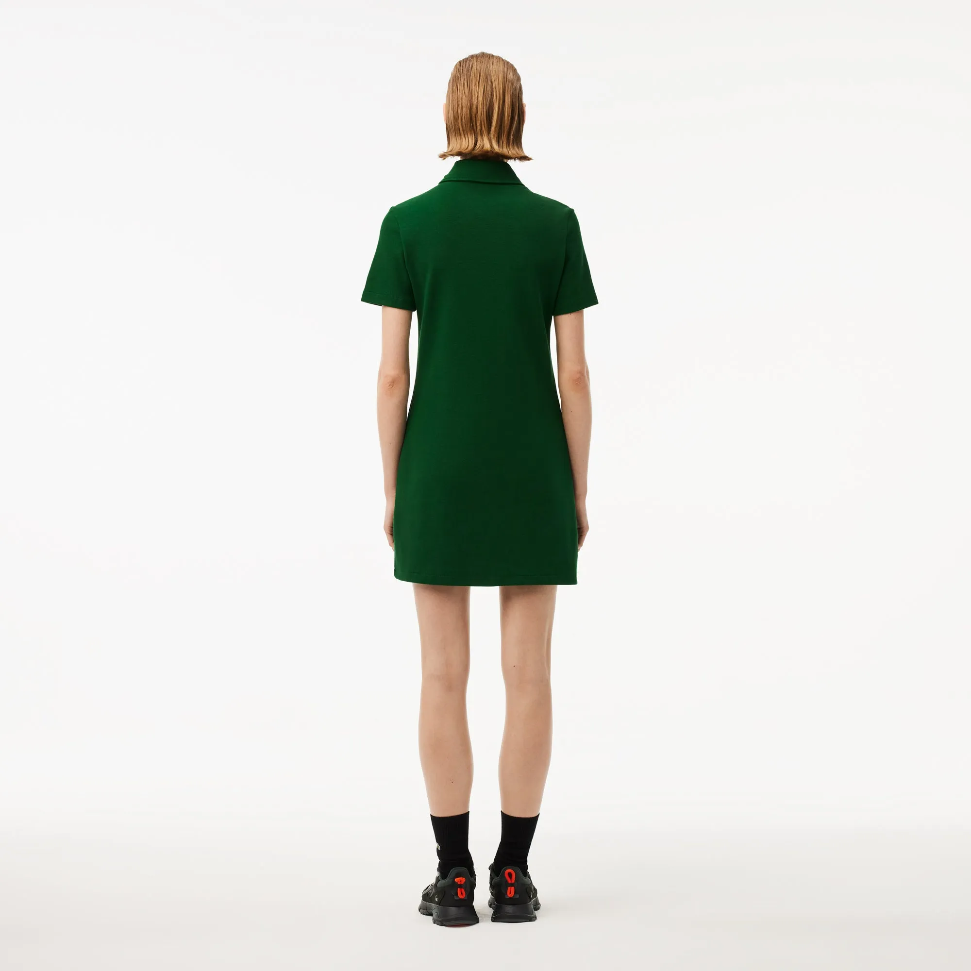 Women’s Lacoste Organic Cotton Buttoned Polo Dress