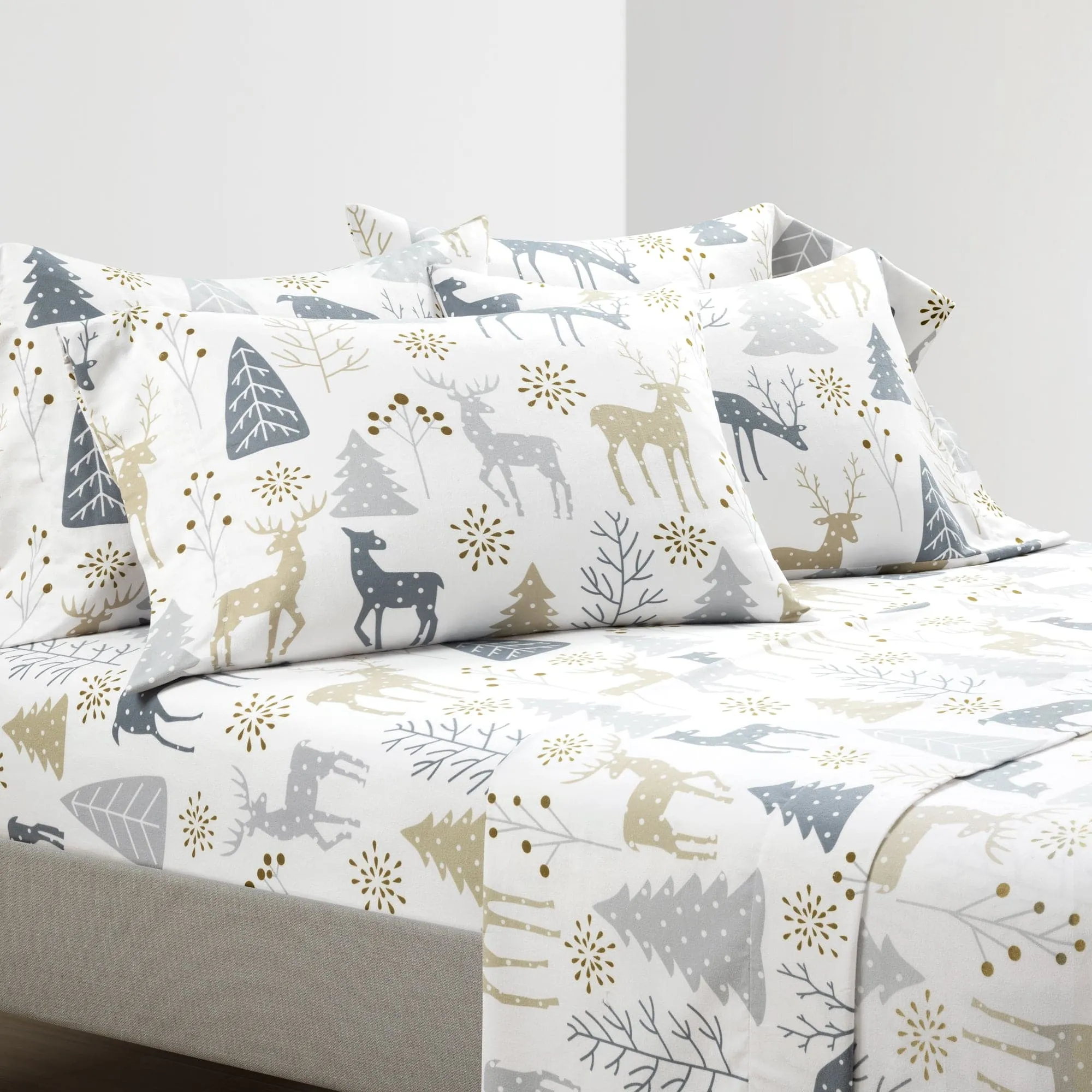 Wonderland Soft Flannel Sheet Set