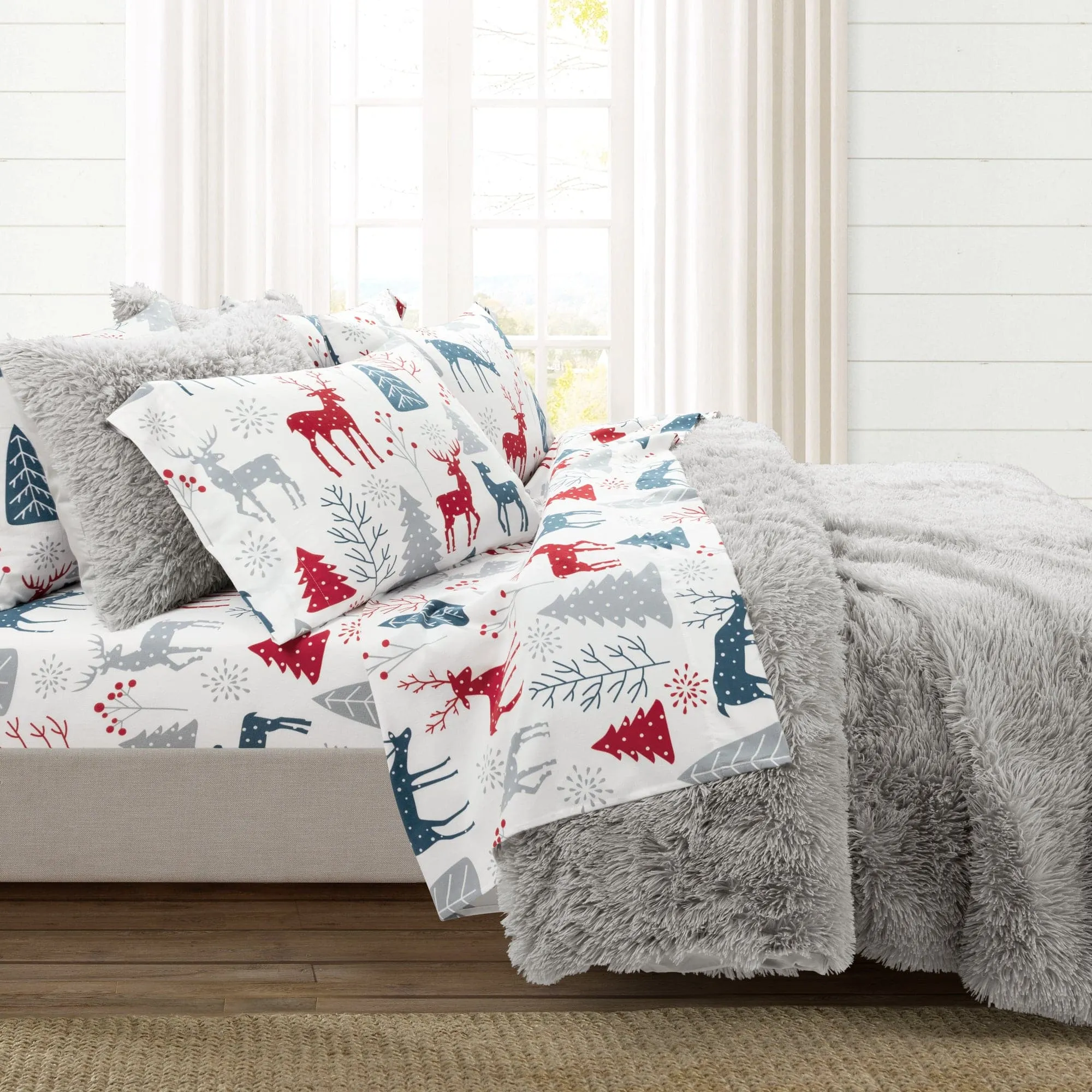 Wonderland Soft Flannel Sheet Set